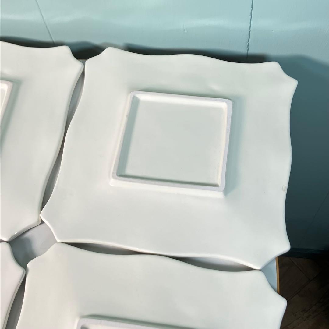 【希少✨】ラフィーネ　皿　6枚セット　リボン　昭和レトロ　アンティーク