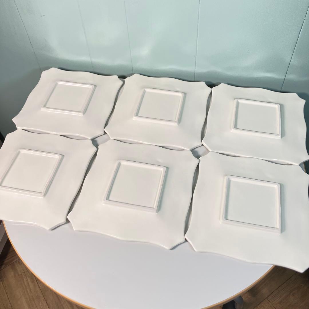 【希少✨】ラフィーネ　皿　6枚セット　リボン　昭和レトロ　アンティーク