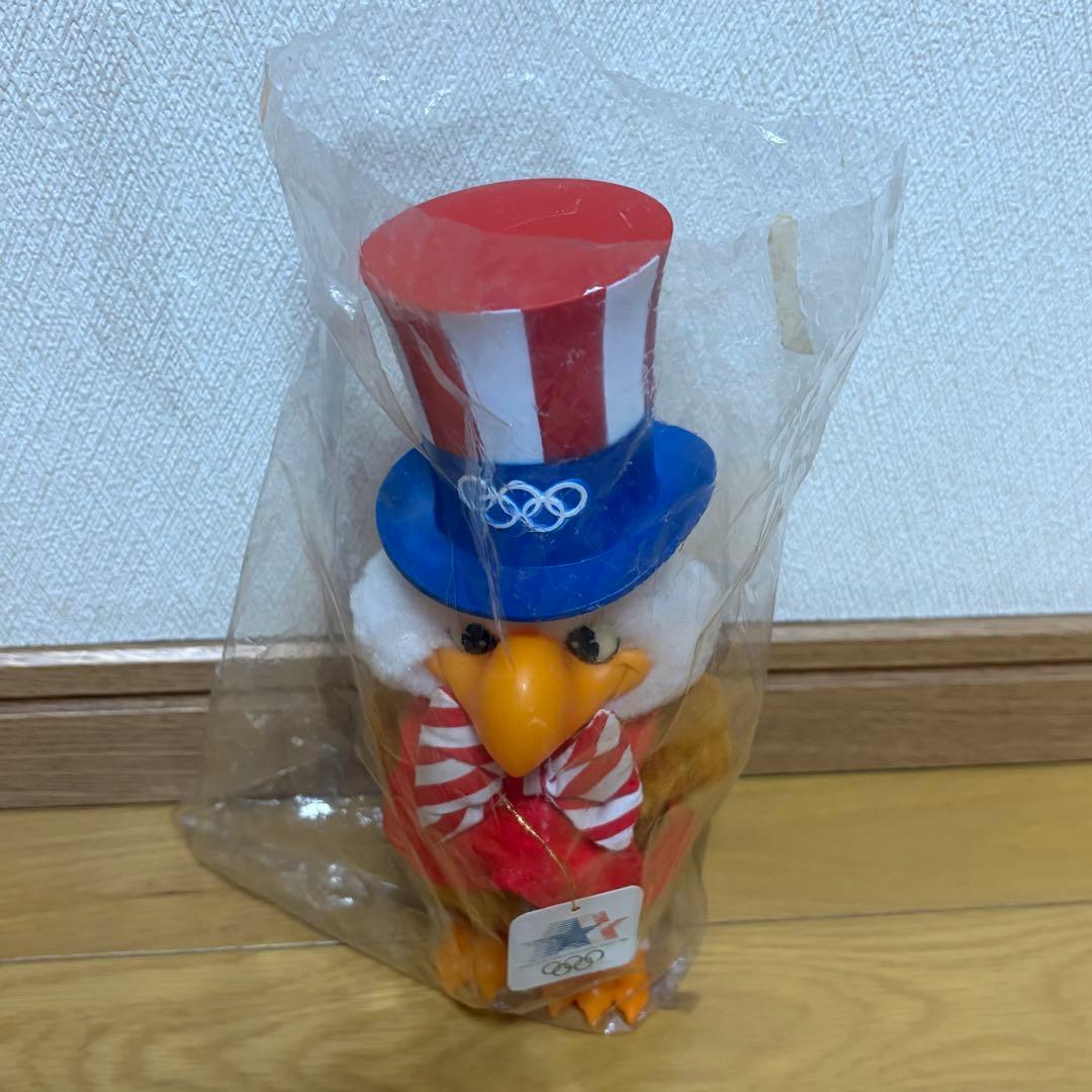 【タグ付き】 1984年 ロサンゼルス オリンピック イーグルサム ぬいぐるみ