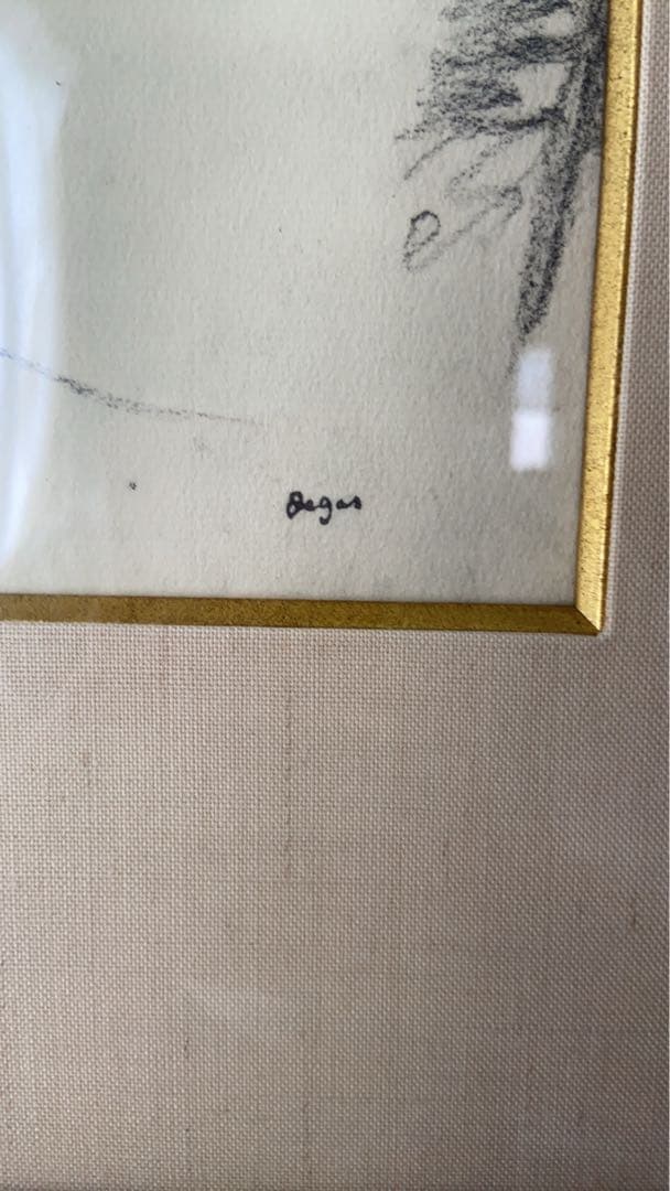 エドガードガ　リトグラフ