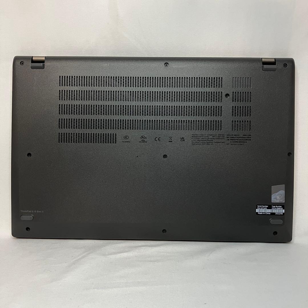 美品 ThinkPad L15 Gen3 第12世代 i5 8GB オフィス24