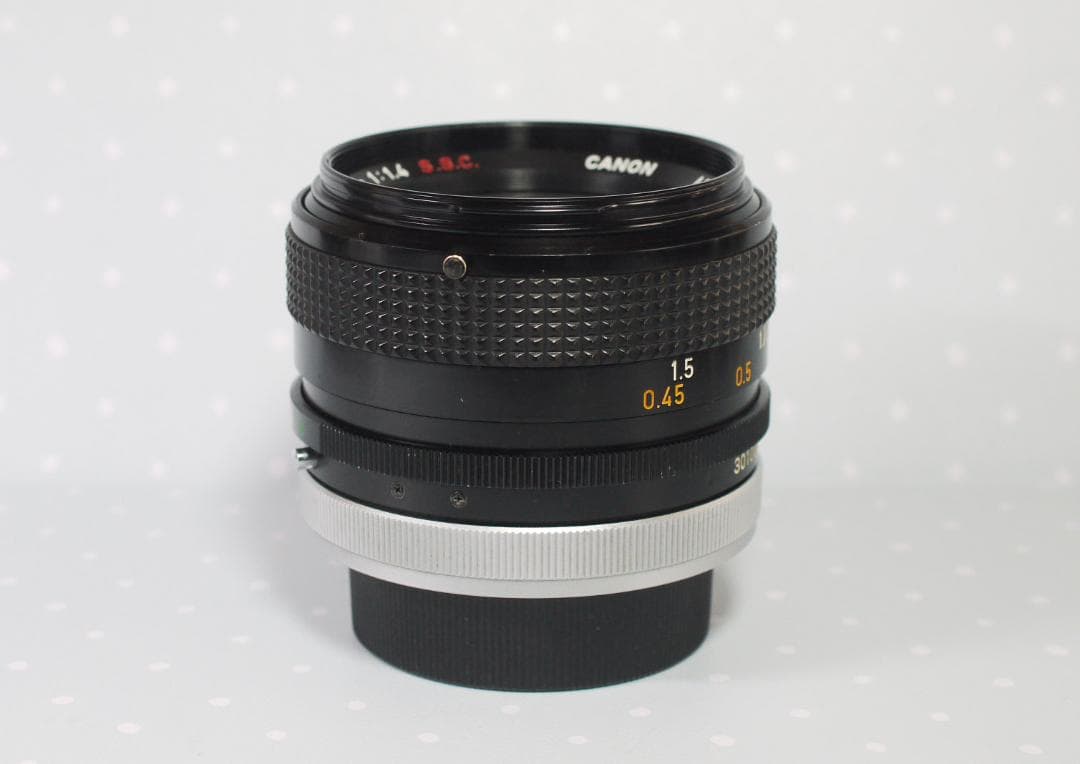 【試写確認済み】キャノン Canon FD 50mm F1.4 ssc
