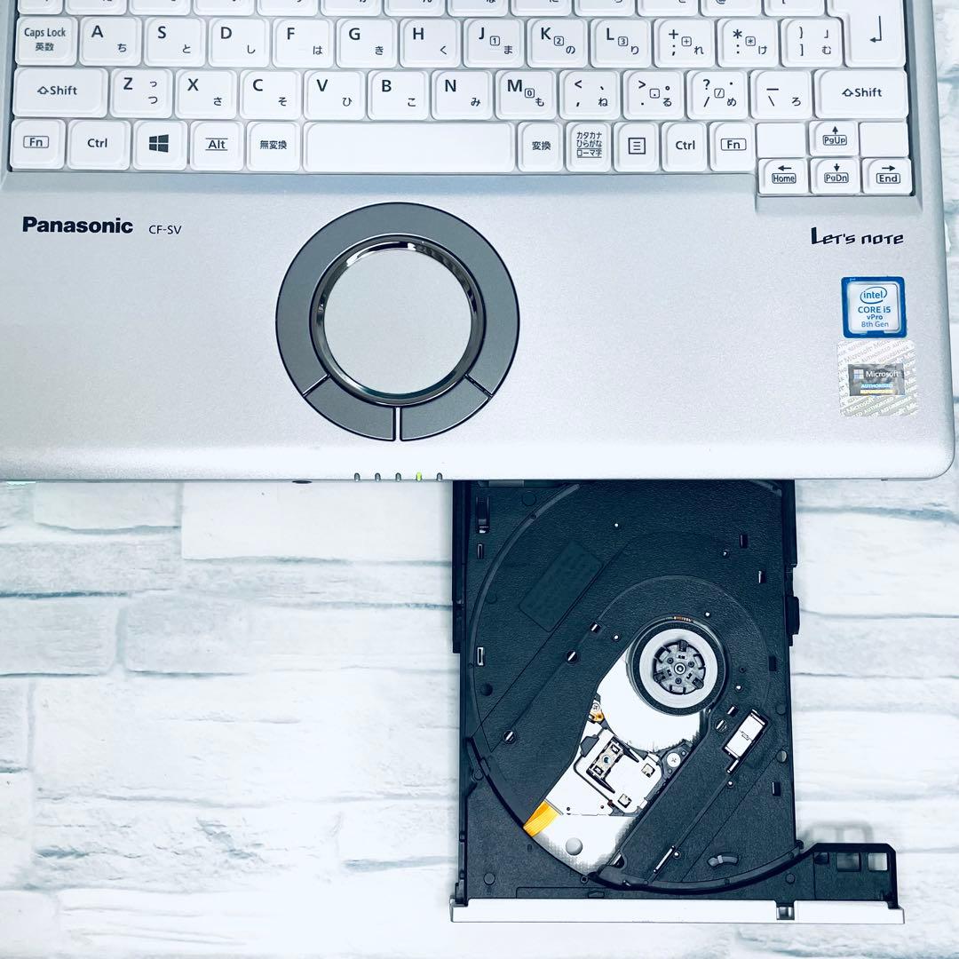 美品レッツノート　第8世代corei5 office バッテリー良好　DVD