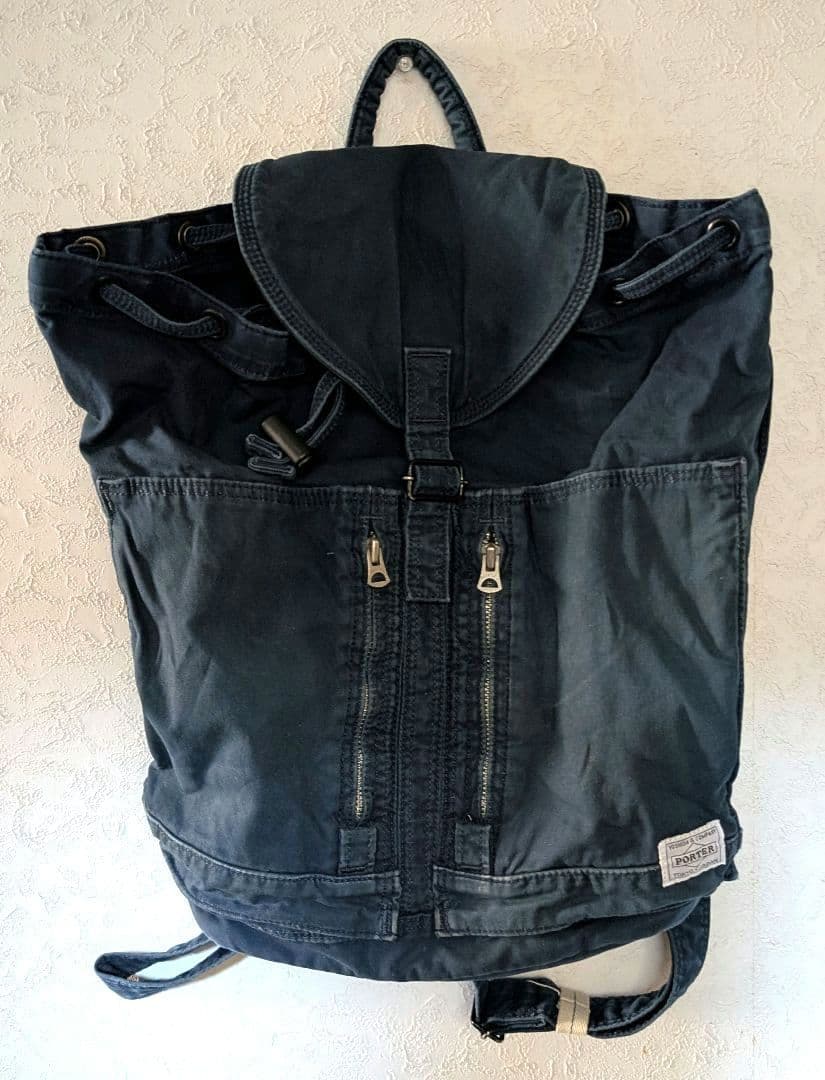 ❇️専用に《吉田カバンとWolf＆Flower》古布藍型染　朱入　ミナ　リュック