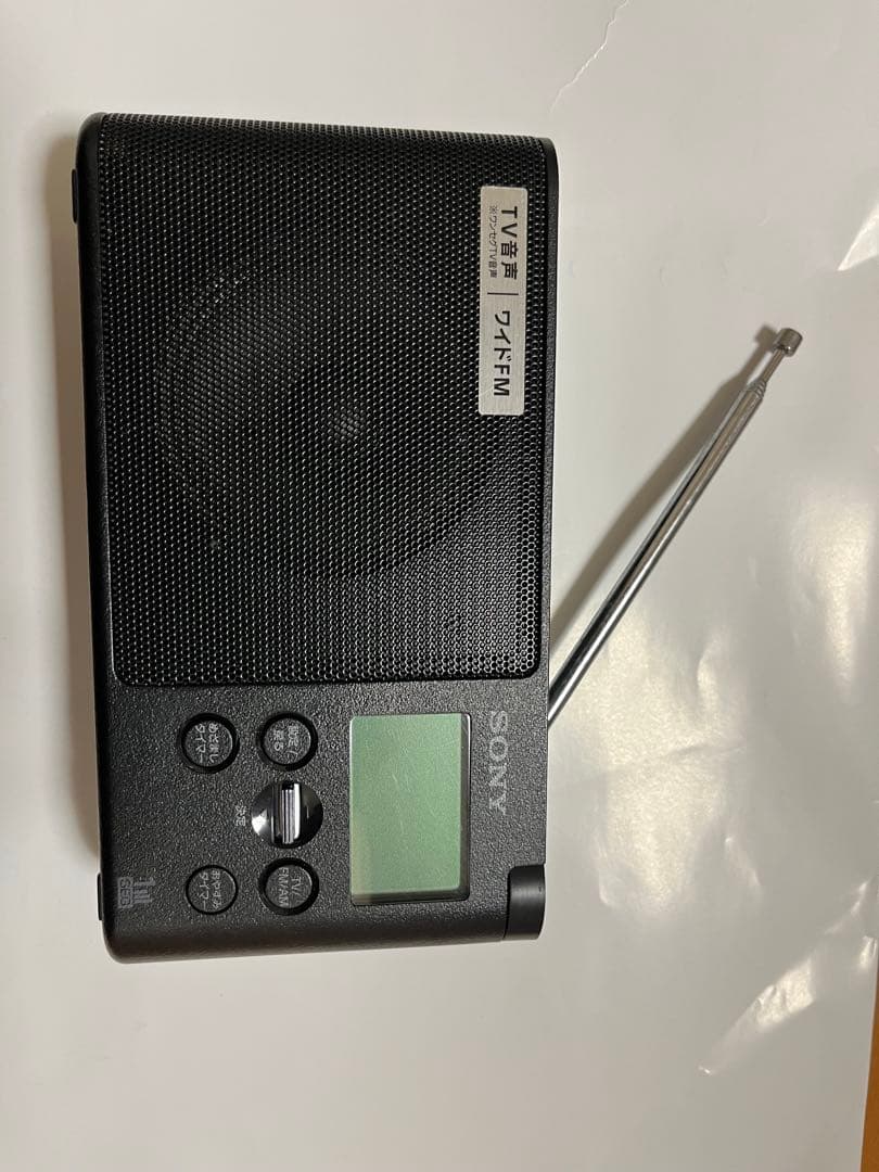 ※本体のみ SONY XDR-56TV TV音声受信ラジオ ブラック