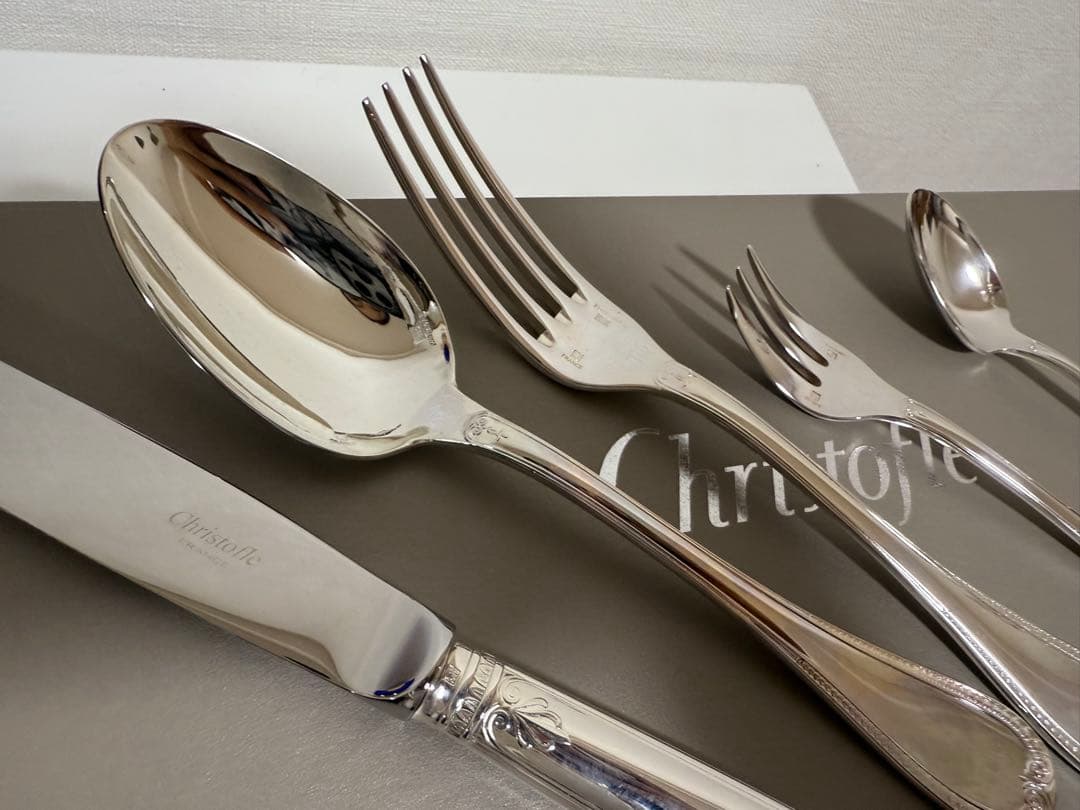 クリストフル マルメゾン　カトラリーセット ディナー　2客セット　箱付き