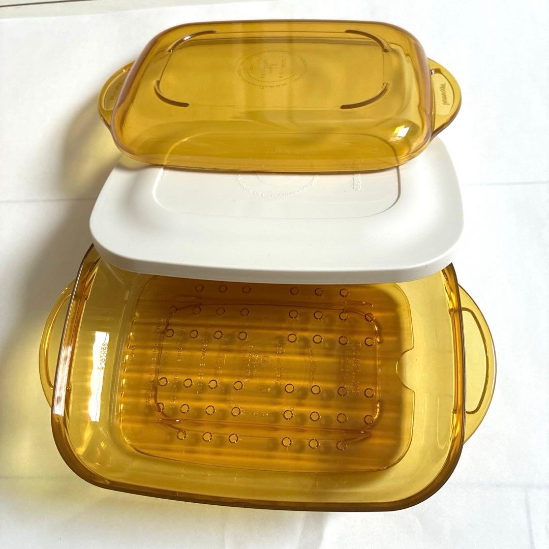 タッパーウェーブ2000 楕円(中) 角形(小)