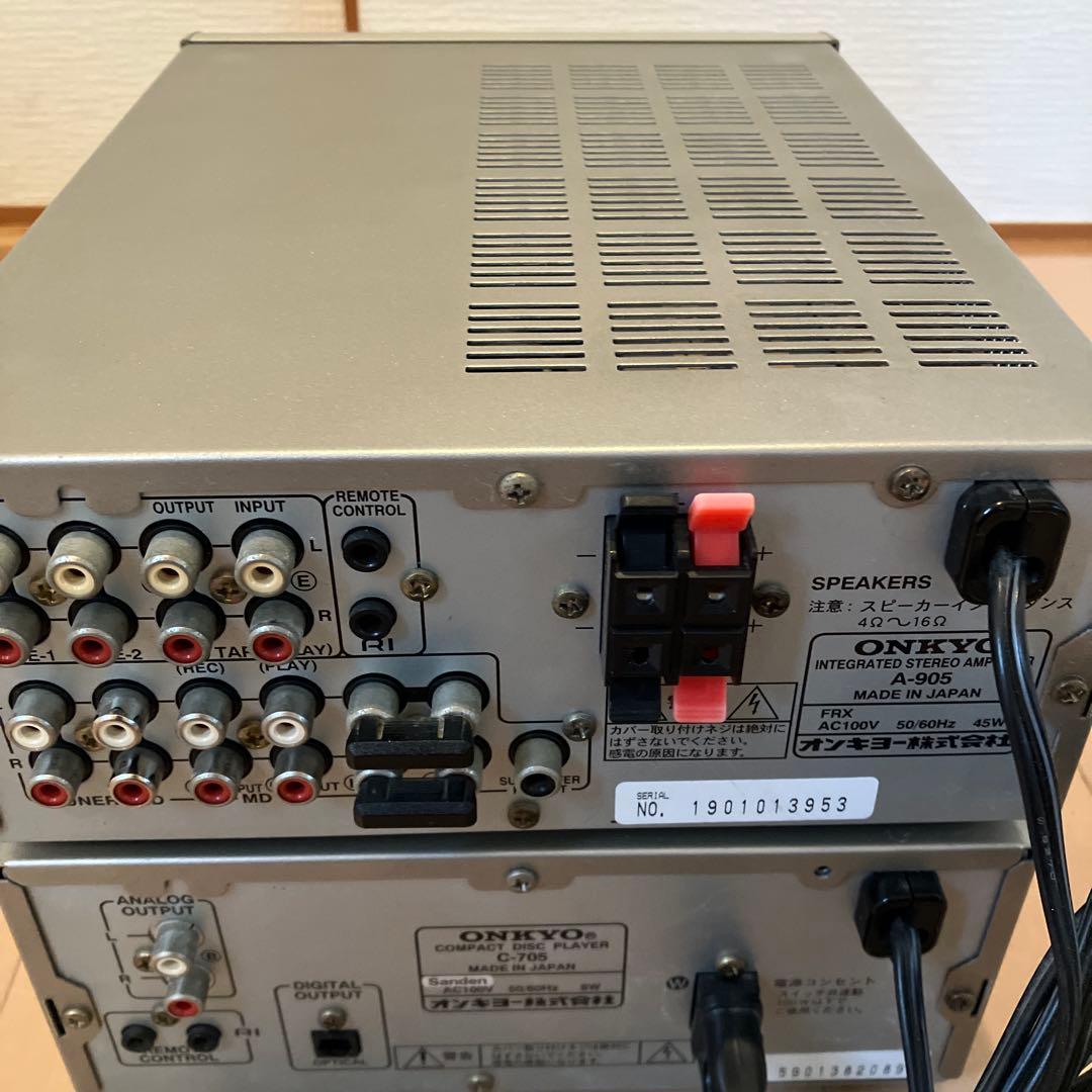 ONKYO プリメインアンプ、CDプレーヤー