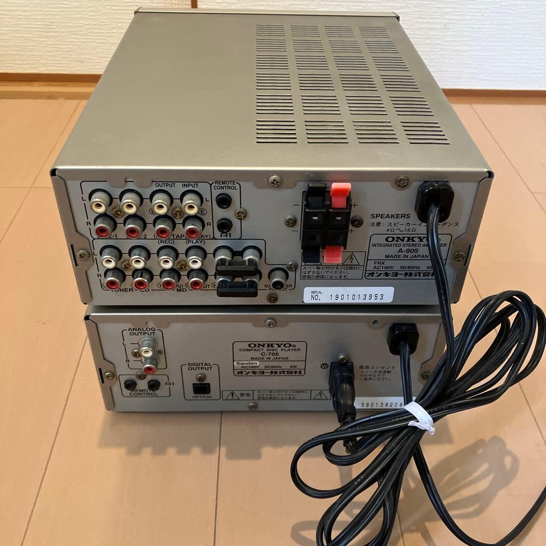 ONKYO プリメインアンプ、CDプレーヤー