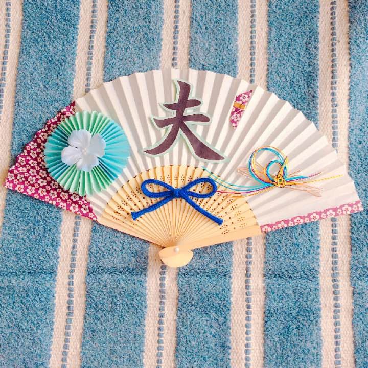 扇子プロップス☆(ペーパーファンなしverにもできます)
