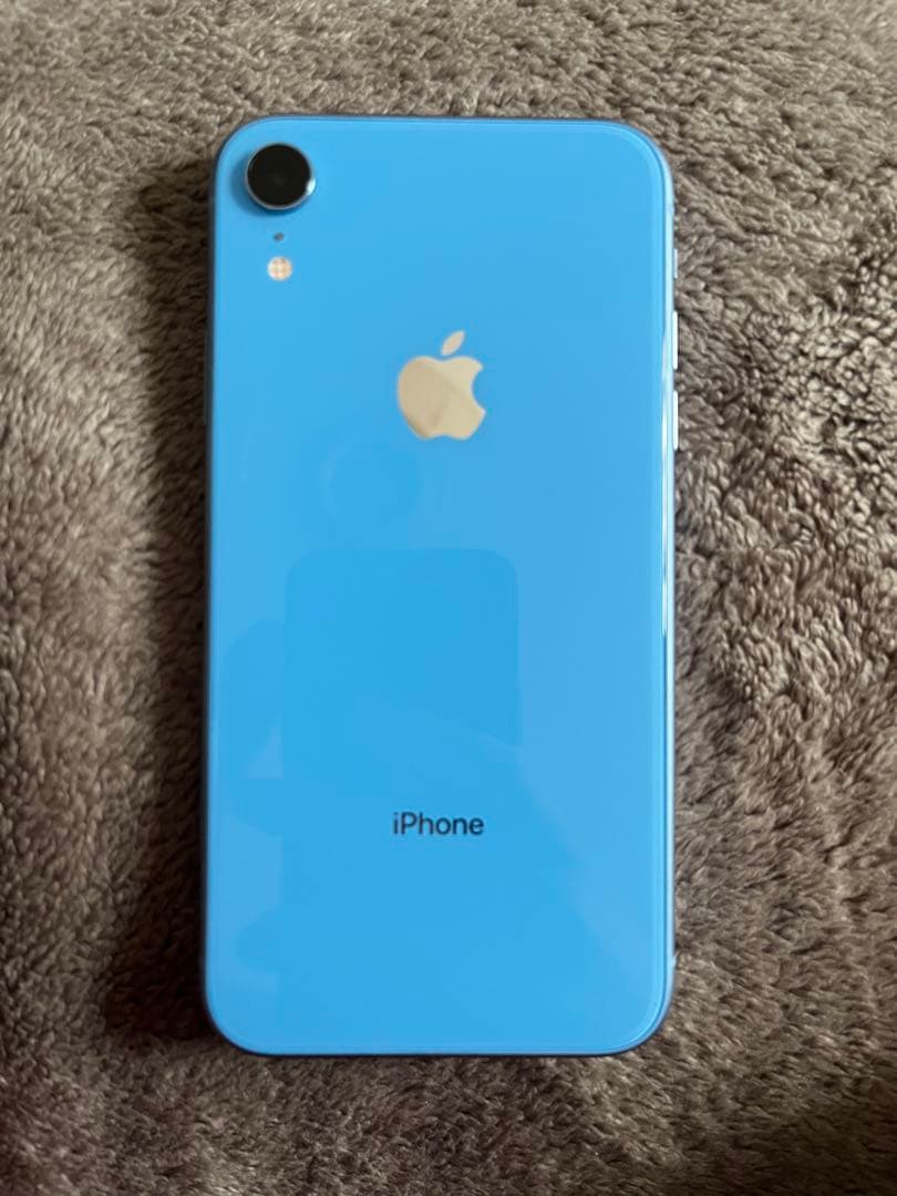 iPhone XR ブルー【綺麗】【動作確認済み】