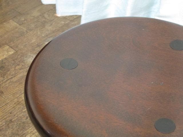 松本民芸家具 ミズメザクラ 無垢材 三脚スツール b/丸椅子/丸イス/チェア