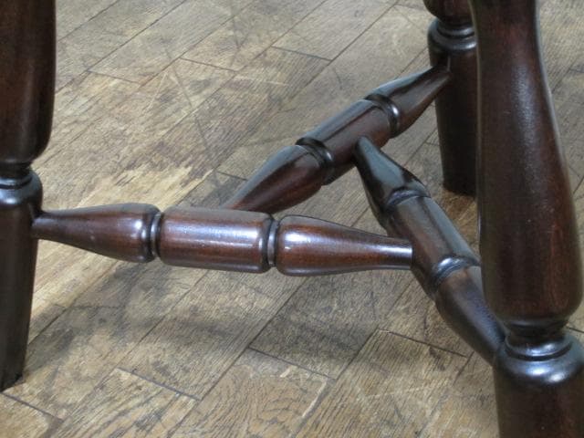 松本民芸家具 ミズメザクラ 無垢材 三脚スツール b/丸椅子/丸イス/チェア