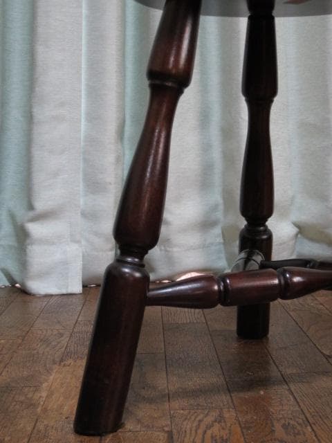 松本民芸家具 ミズメザクラ 無垢材 三脚スツール b/丸椅子/丸イス/チェア