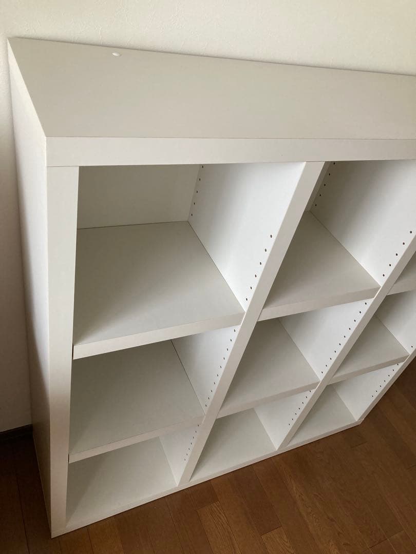 ブックシェルフ　ホワイト　白　3×3