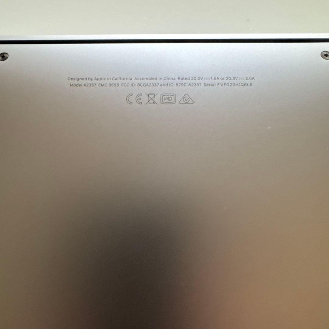 M1 macbook air 13inch 8GBメモリ 512GB SSD