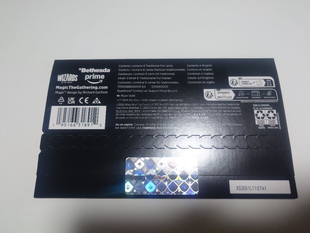 未開封 MTG Fallout Beyond Vault 33 Foil版