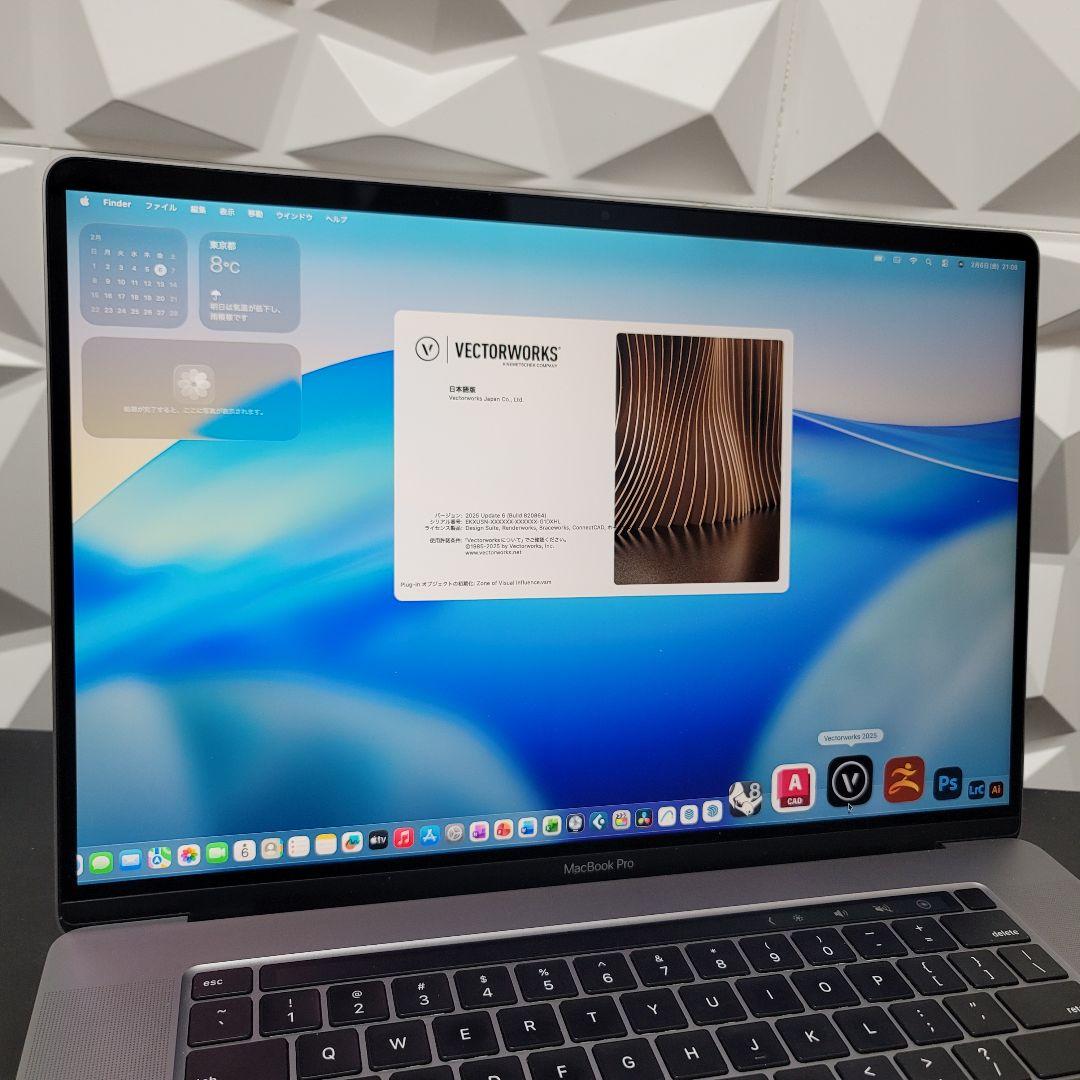 美品 MacBook Pro 16インチ i9 64GB CAD&3D設計