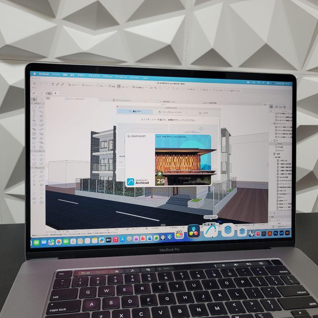 美品 MacBook Pro 16インチ i9 64GB CAD&3D設計