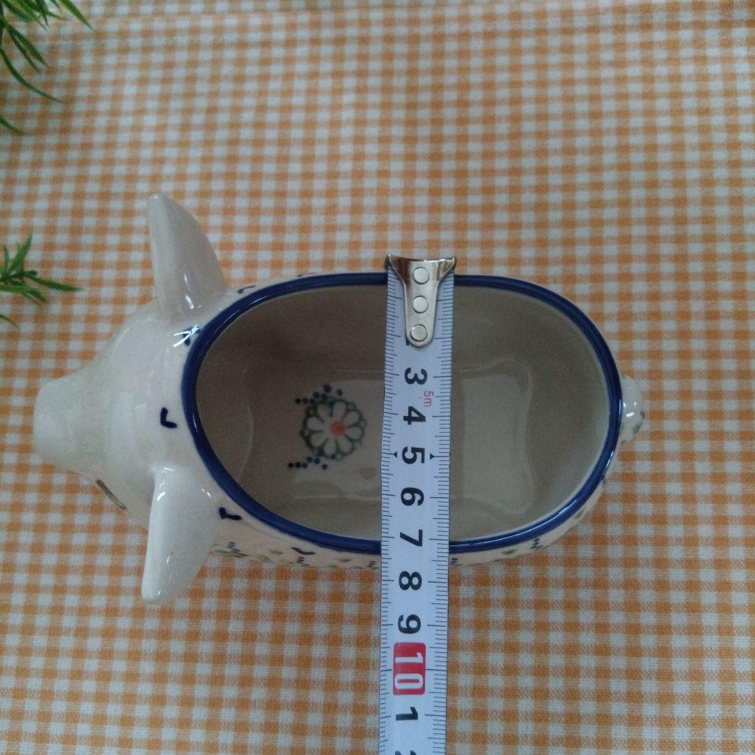 ブタさん小物入れ ポーランド食器