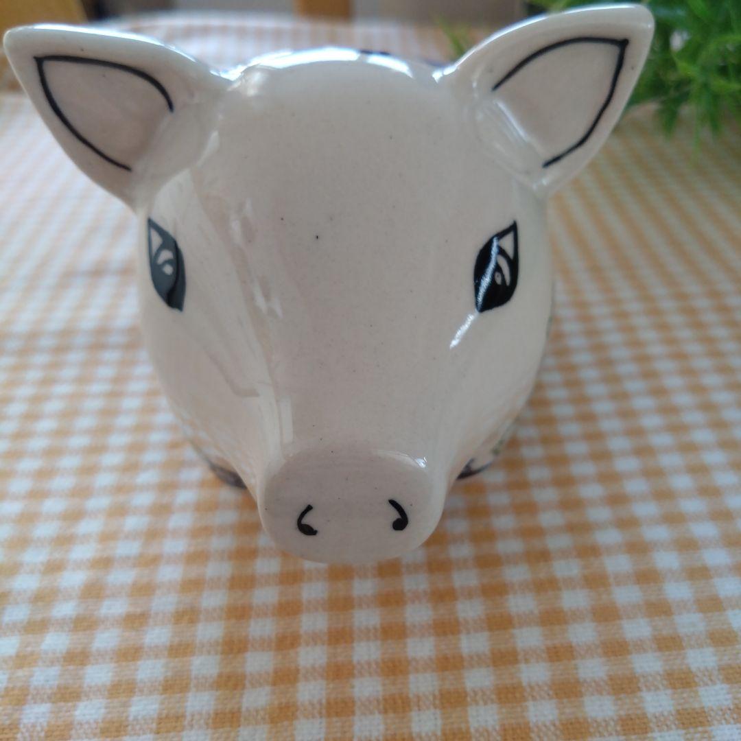 ブタさん小物入れ ポーランド食器
