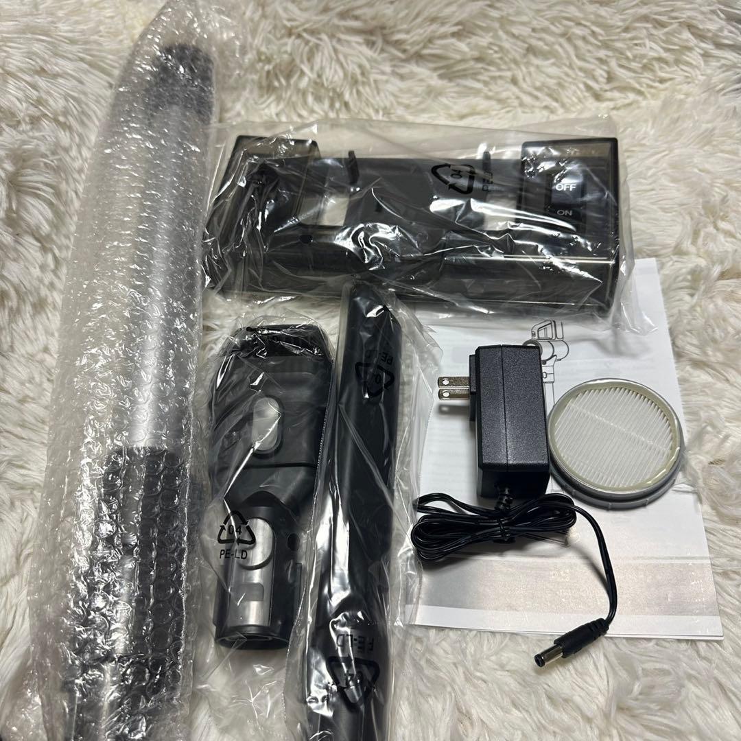 コードレス掃除機 ハンディー 超強力吸引 水タンク サイクロン グリーンライト