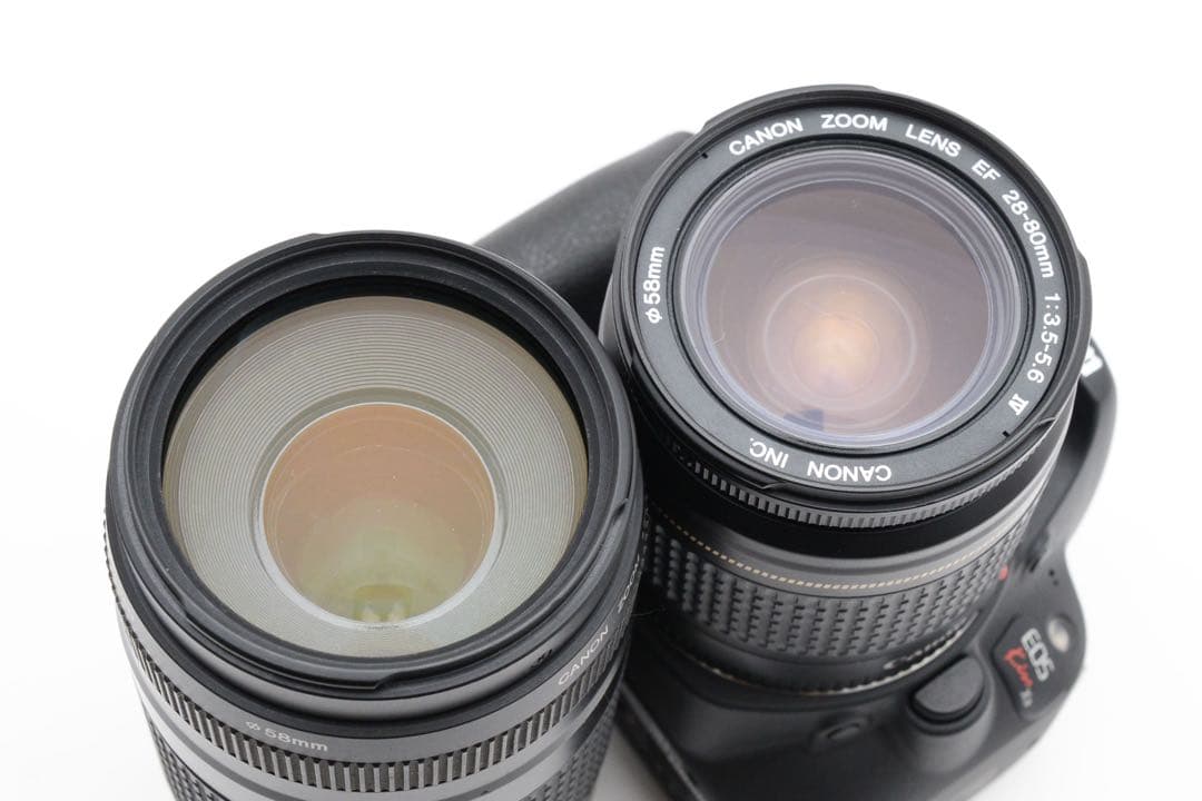 保証付き/canon kiss x9/標準&望遠ダブルレンズセット