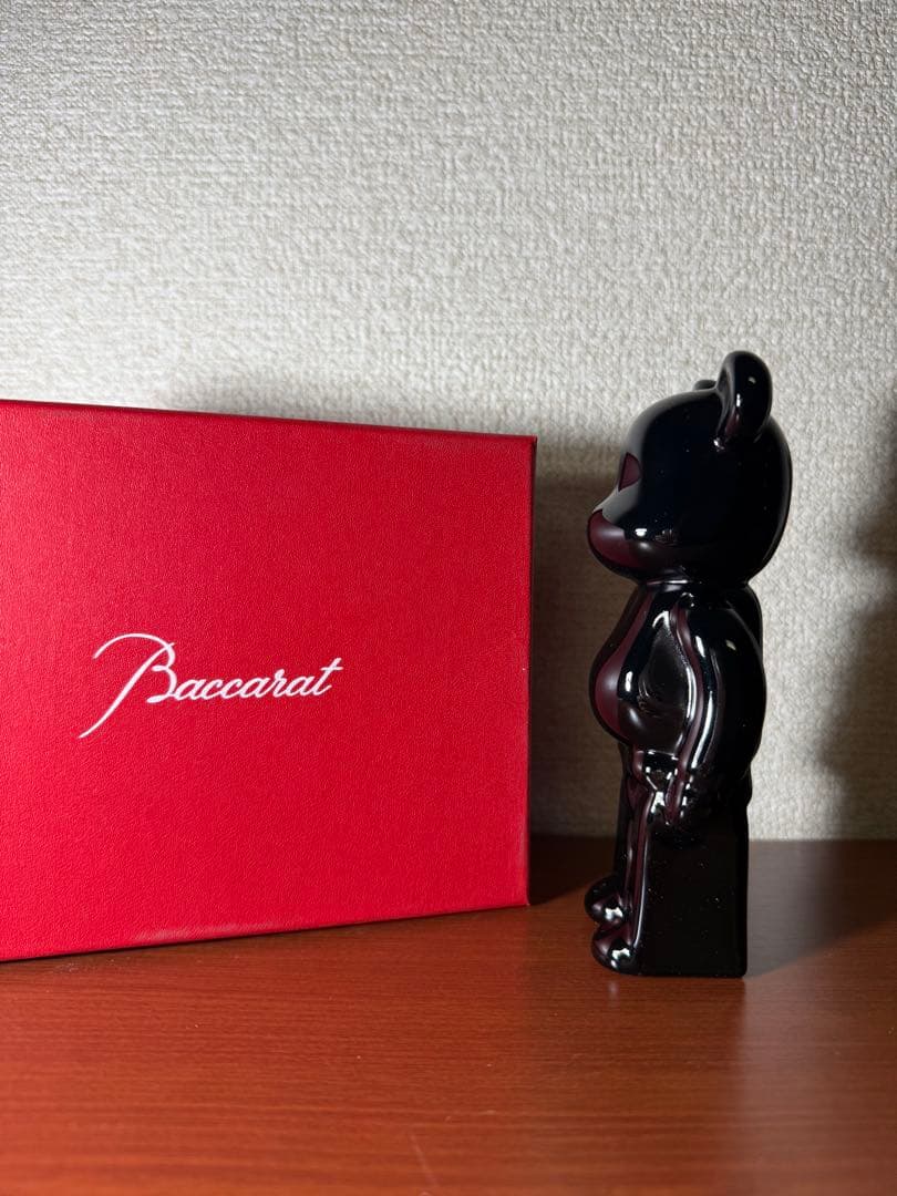 【美品】バカラ・ベアブリック　【ブラック】