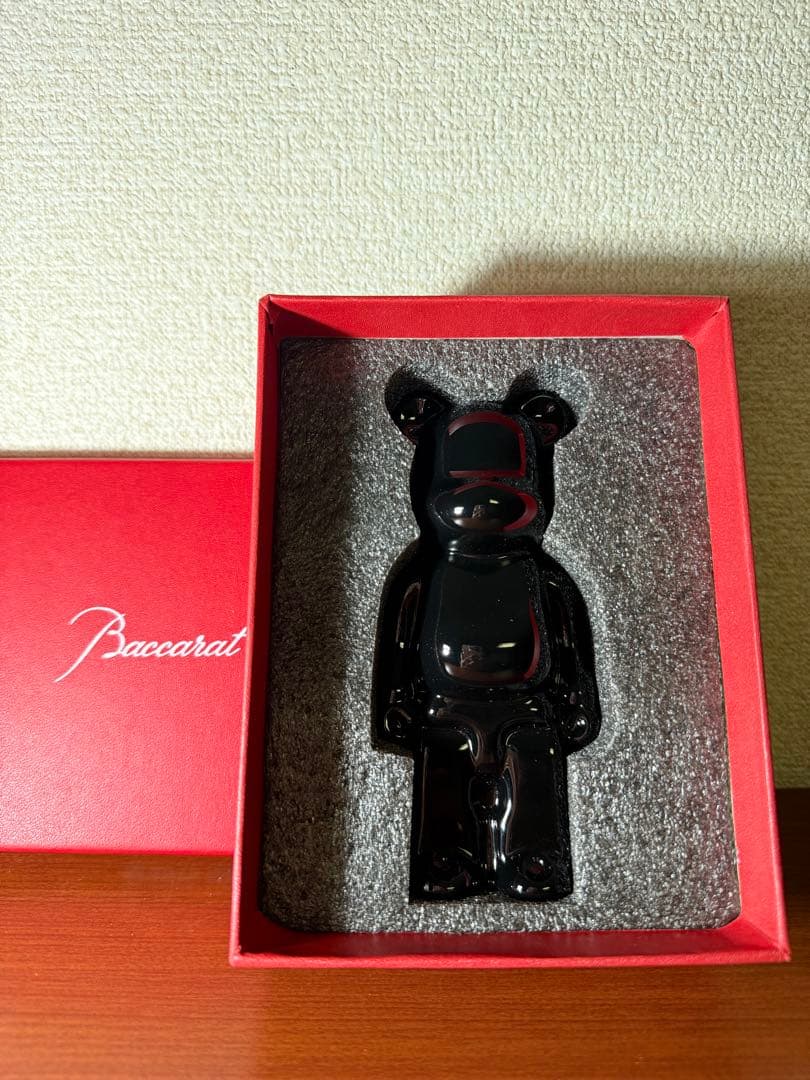 【美品】バカラ・ベアブリック　【ブラック】