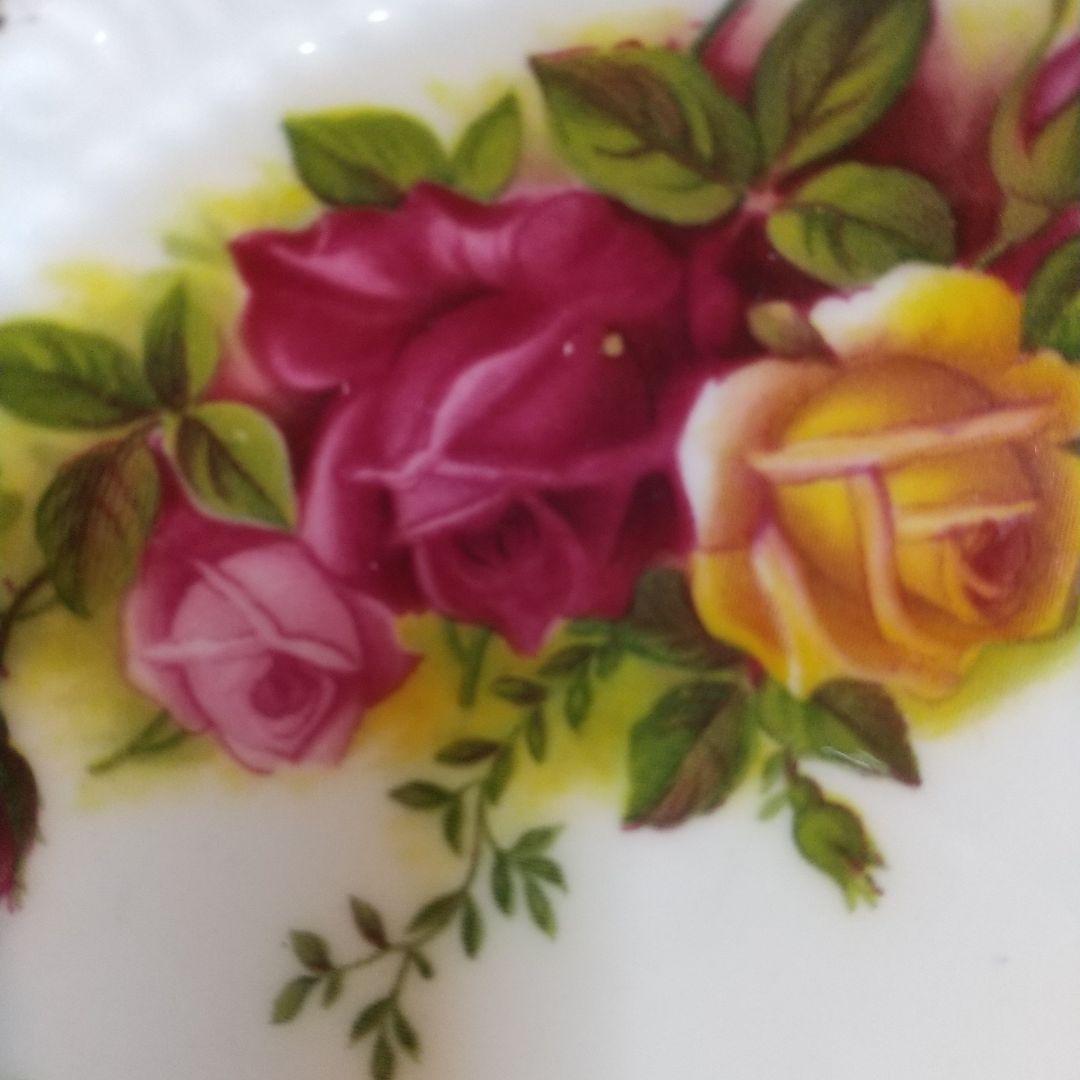 英国製 オールドカントリーローズ 小皿 トリンケットディッシュ 5枚