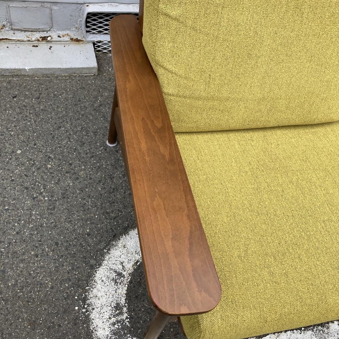 【お値下げOK】綺麗 カリモク スタンダードモダン２Pソファ＋ヘッドレスト付き