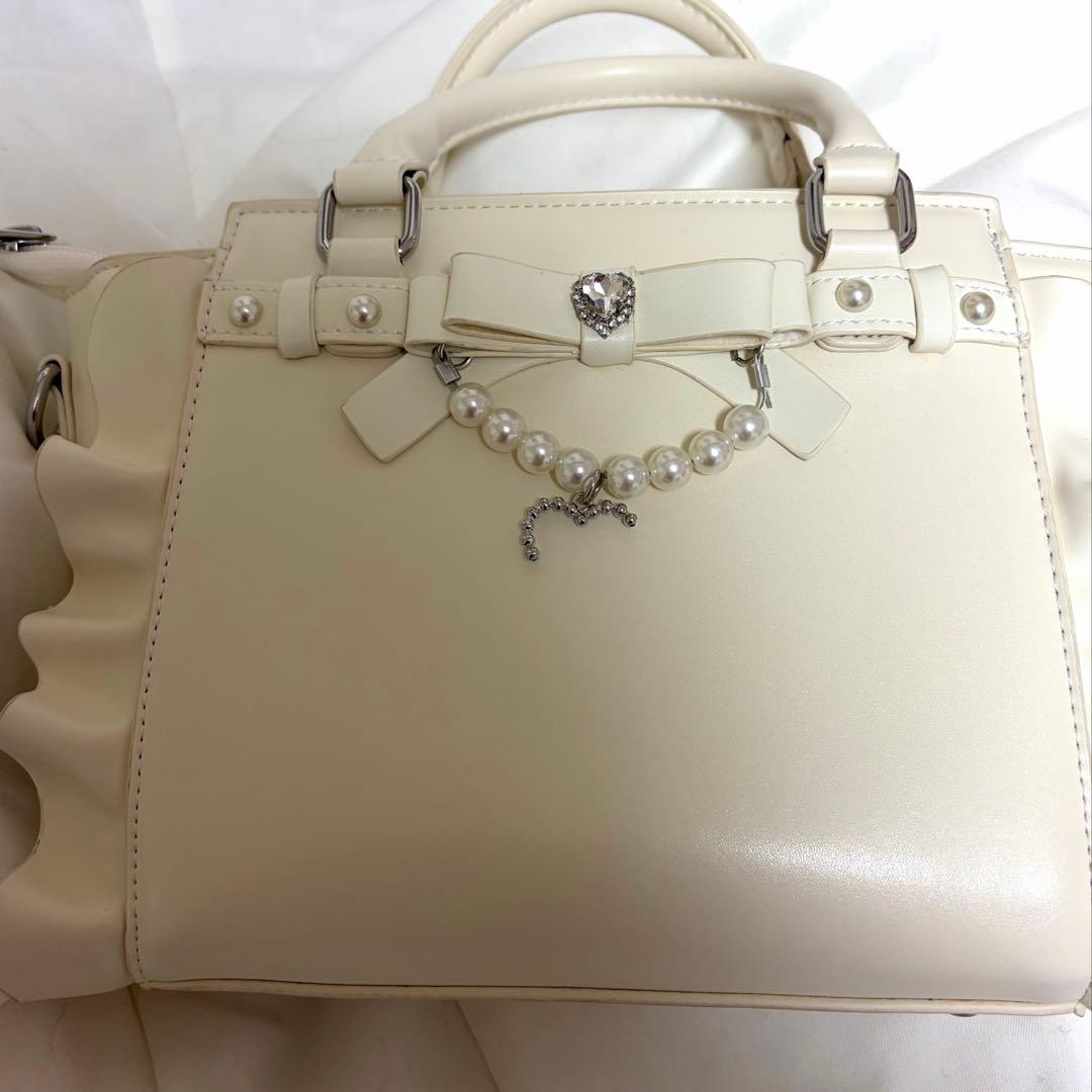 AnkRouge 　アンクルージュ　確定ファンサのおまじないBAG ホワイト