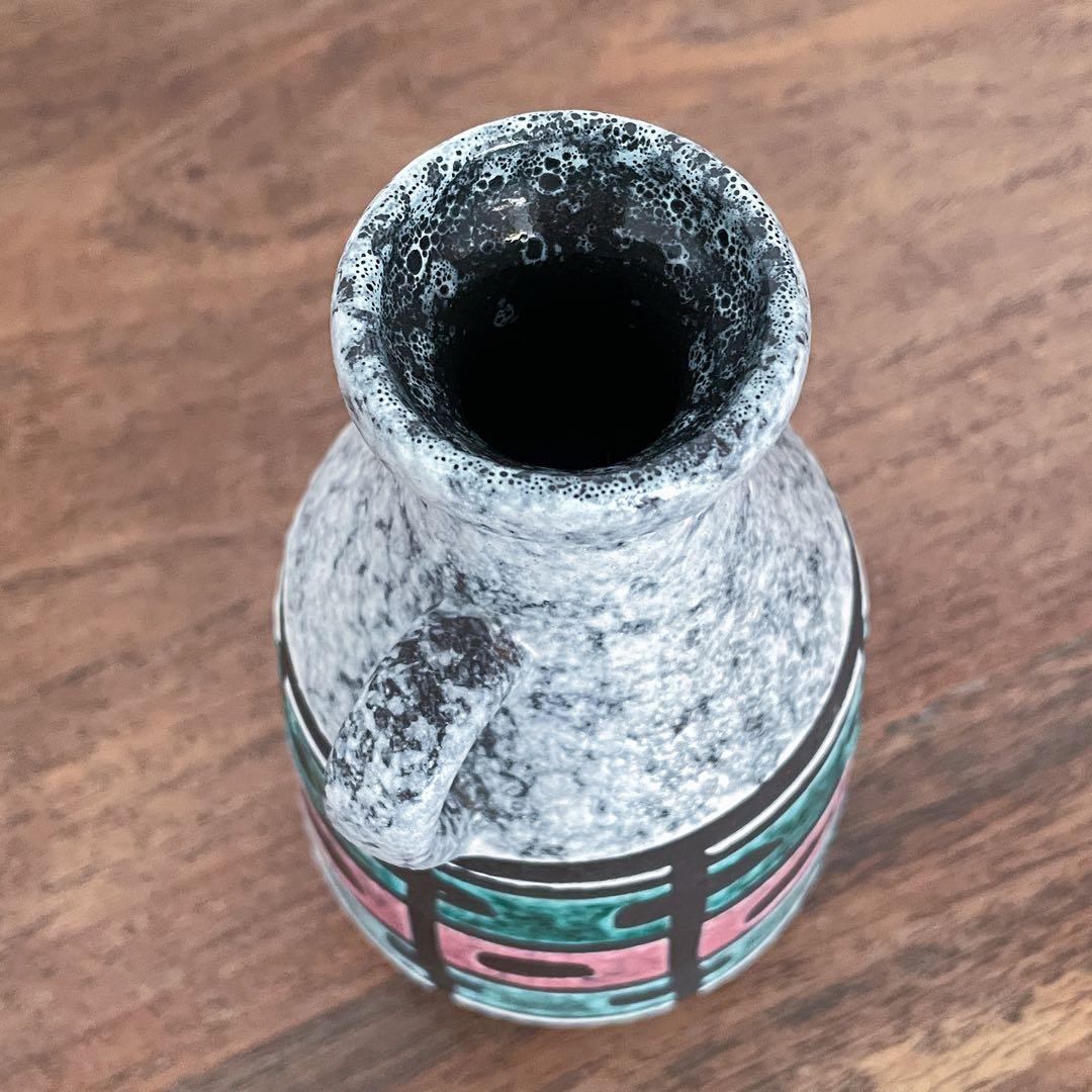 【東ドイツ Strehlaの花瓶】Fat Lava 295