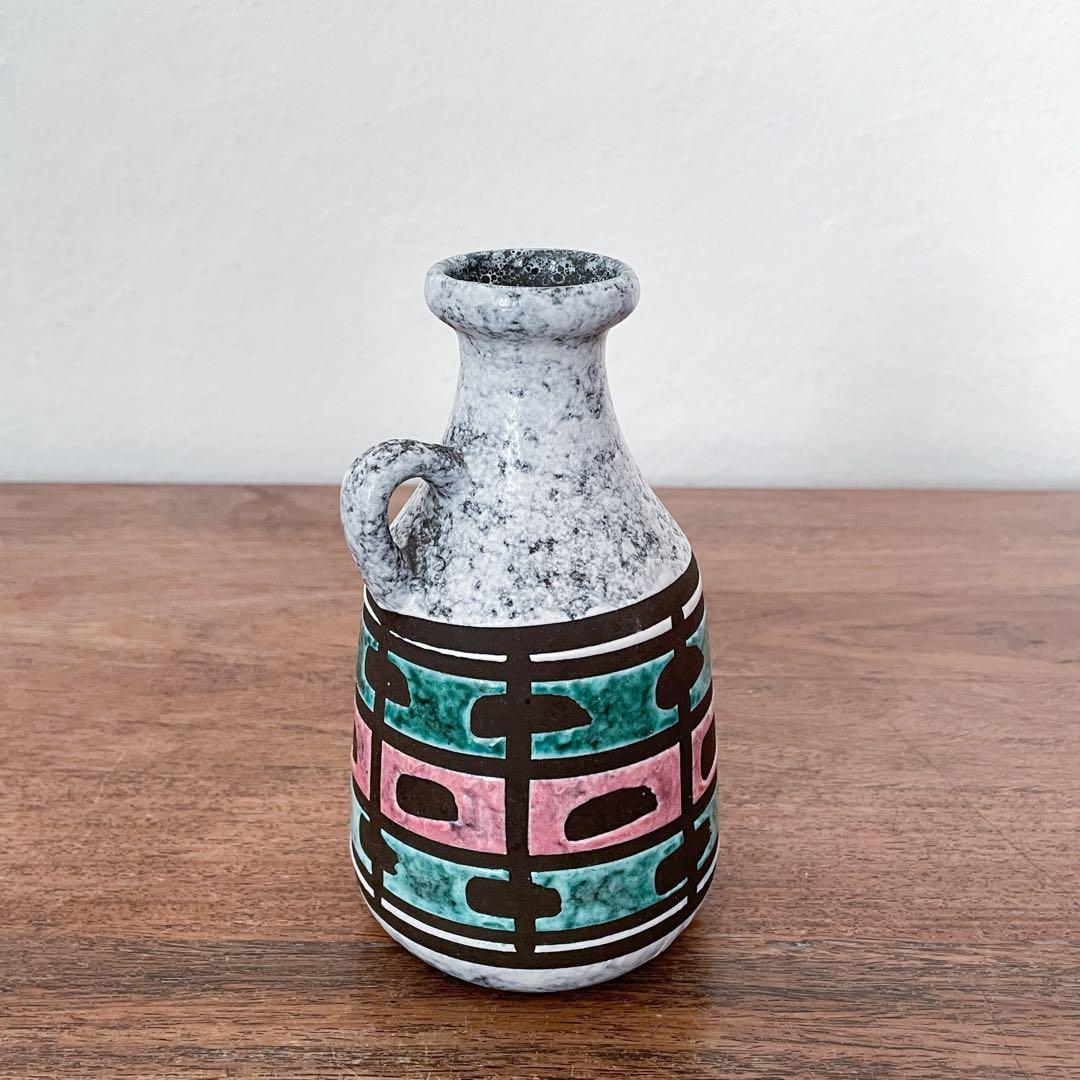 【東ドイツ Strehlaの花瓶】Fat Lava 295