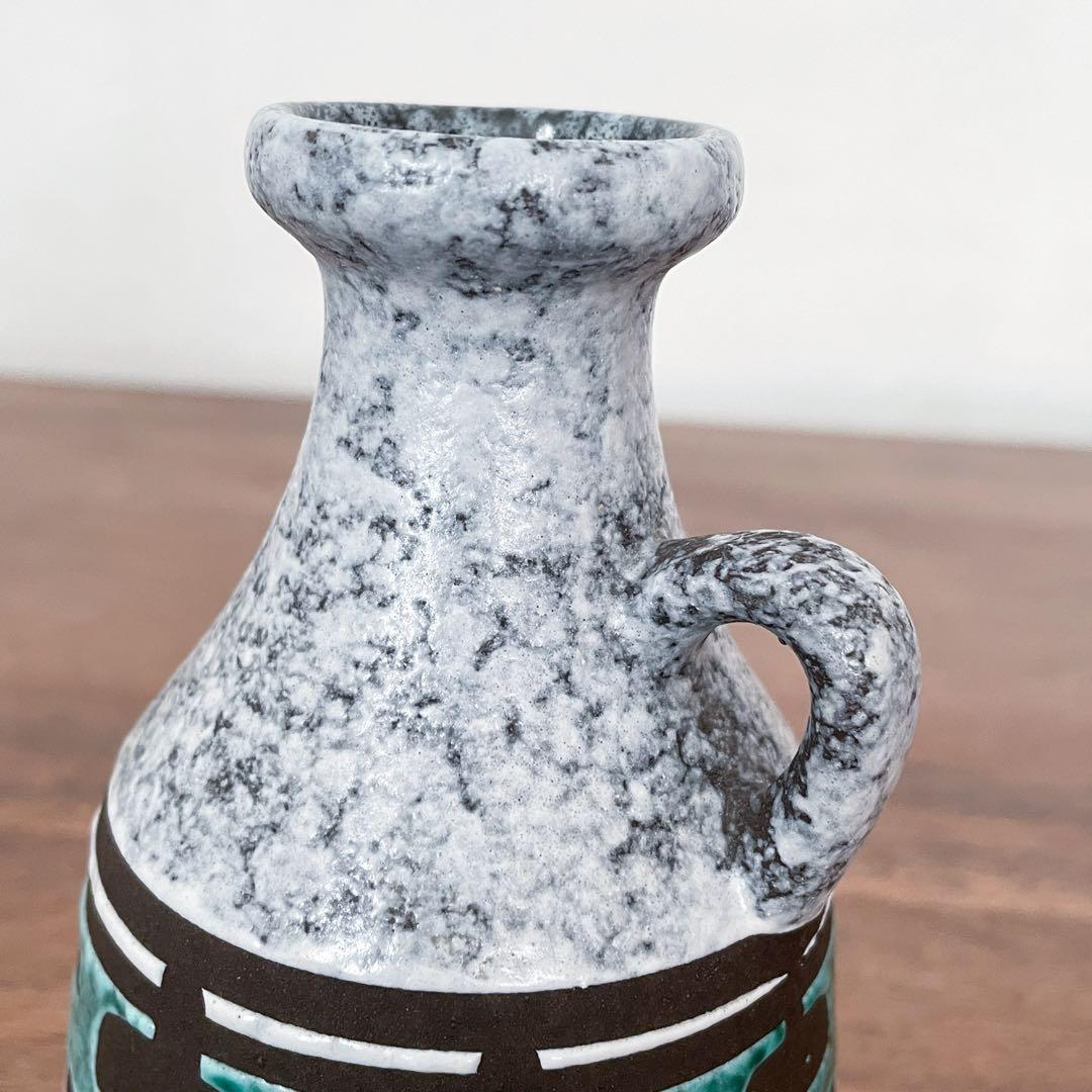 【東ドイツ Strehlaの花瓶】Fat Lava 295