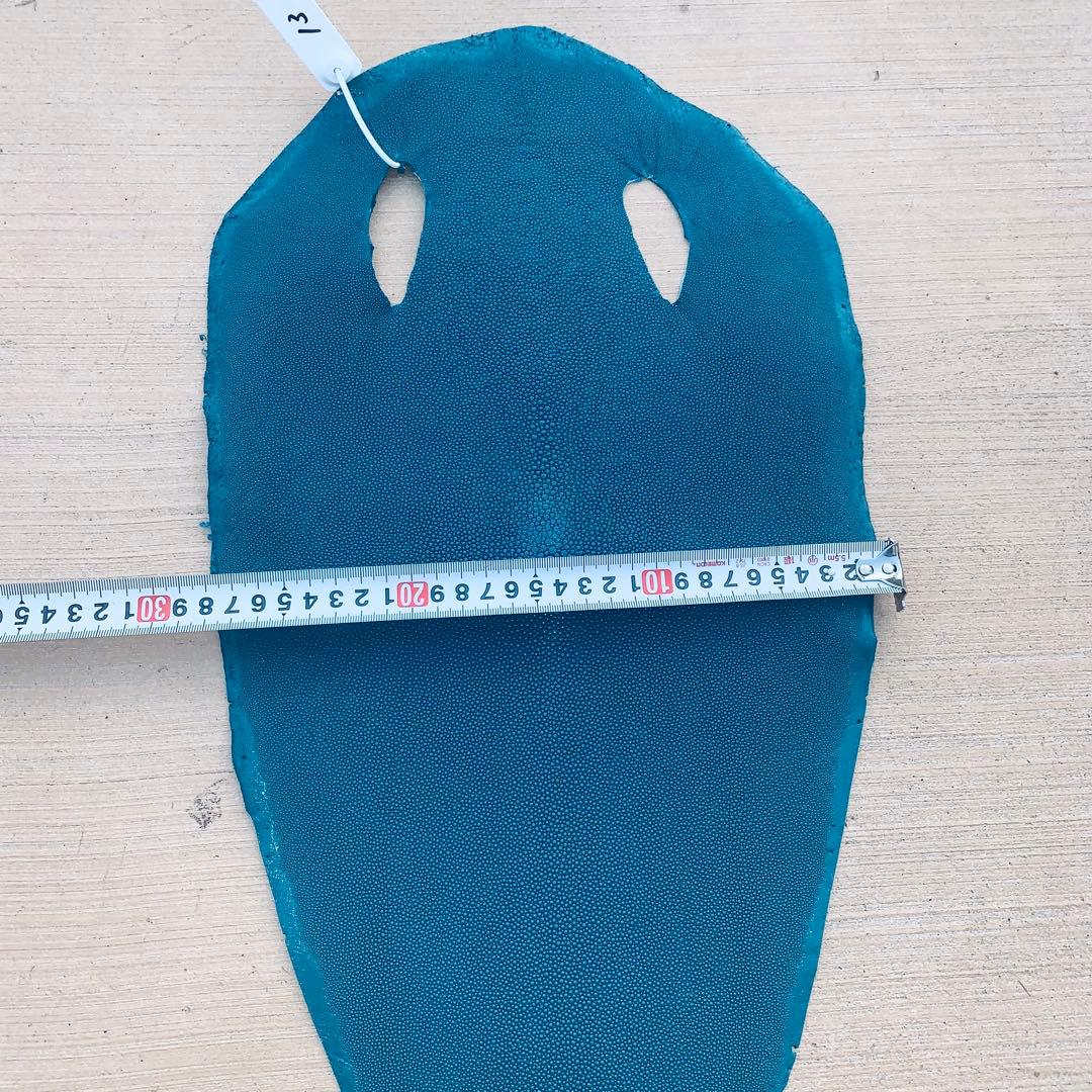 13) S エイ革 鮫革 鮫皮 stingray ガルーシャ スティングレイ