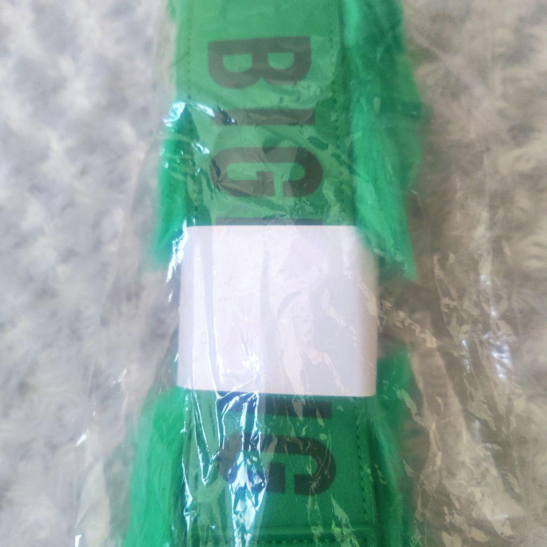 BIGBANG ショルダーストラップ　T.O.P タプ　緑　ファー