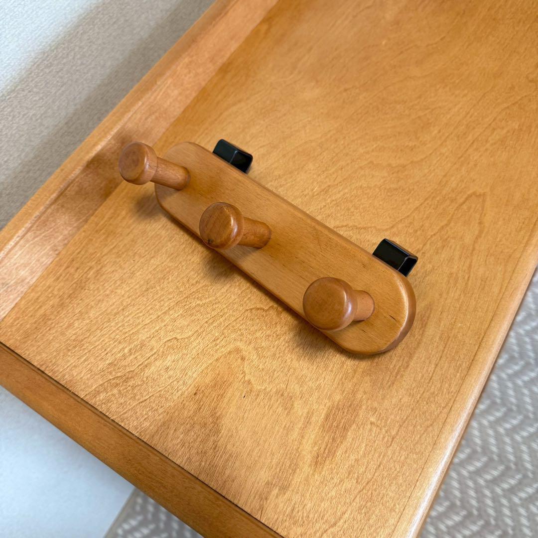 しん　起立木工 ランドセルラック 樺材 ブラウン　レコード　大塚家具