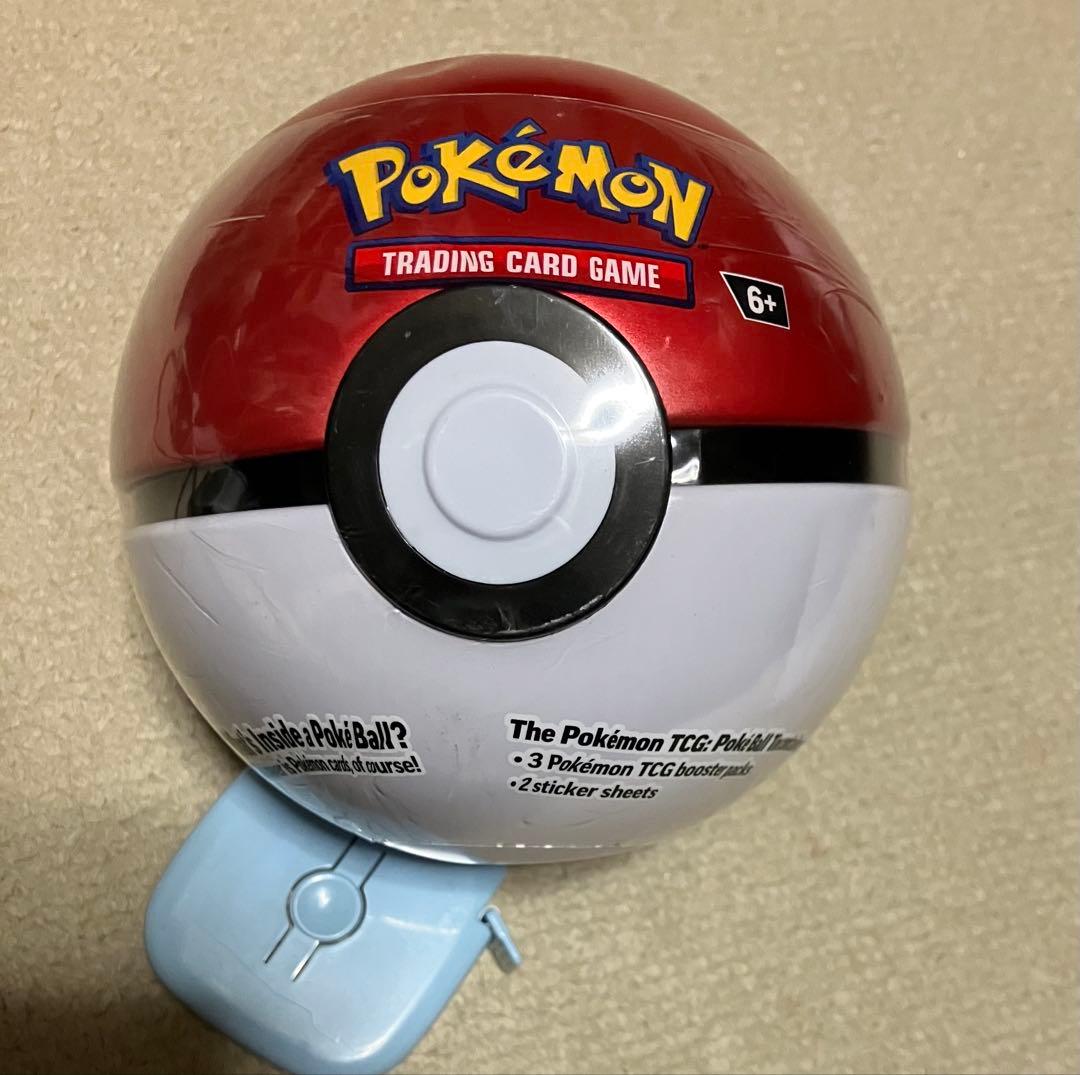 【アメリカ限定】 ポケカ 3パック　モンスターボール缶入り