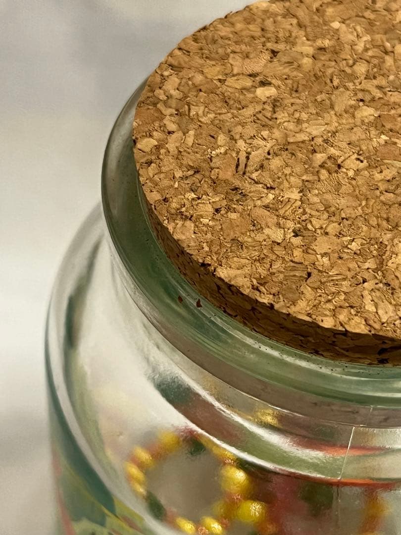 キティ　トロピカルキャニスター　ビーズ入り　サンリオ　レトロ　ハローキティ