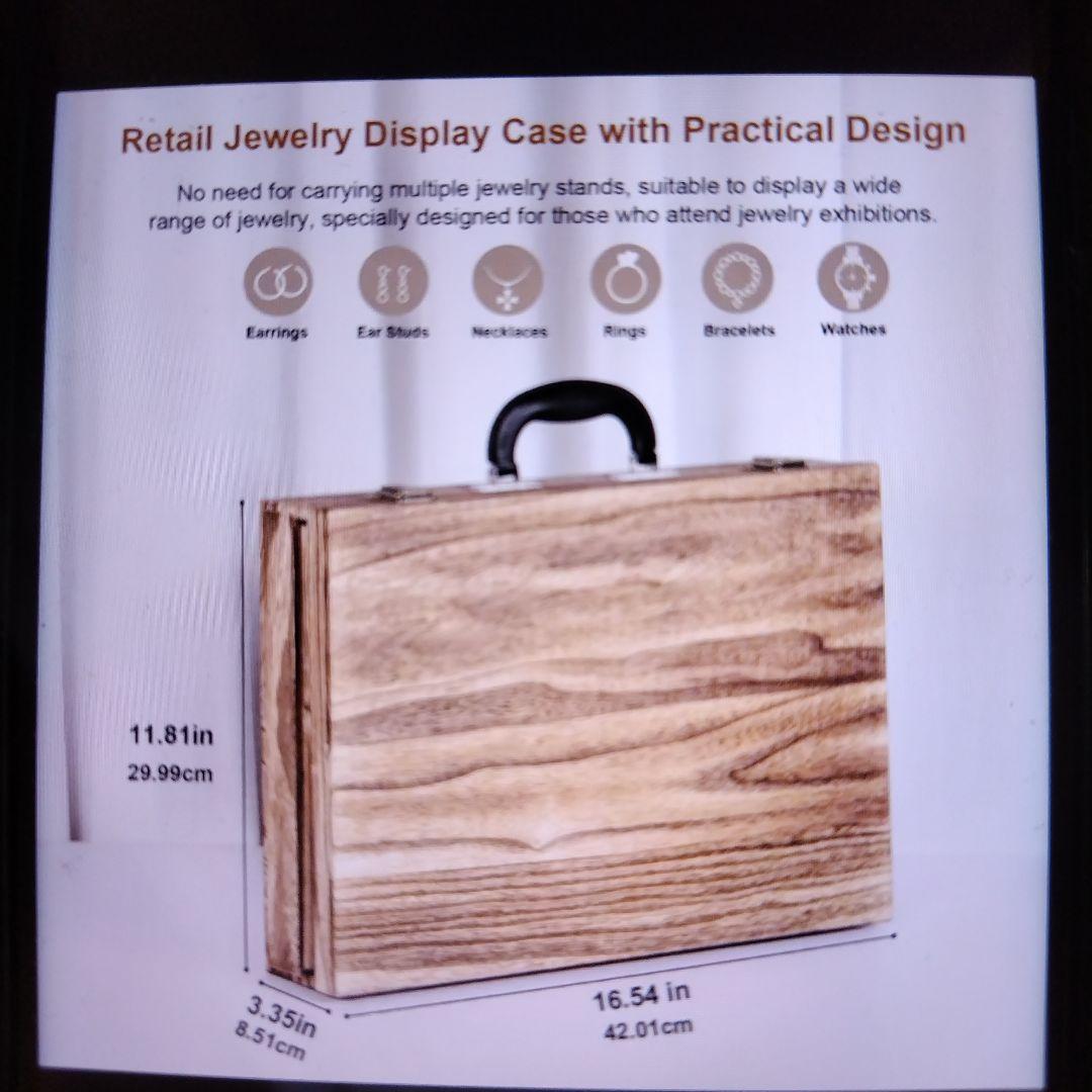 木製ジュエリーディスプレイケース