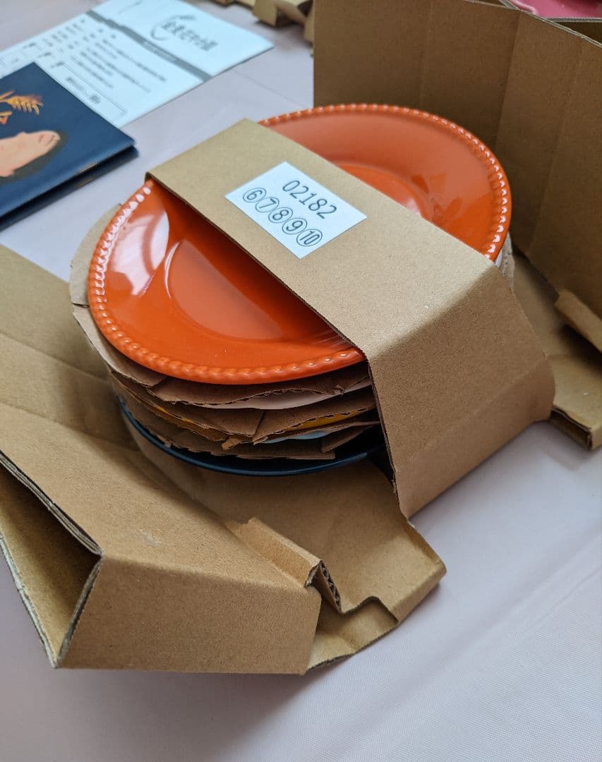 金麦 花やか皿 全12枚 コンプリート 新品 非売品