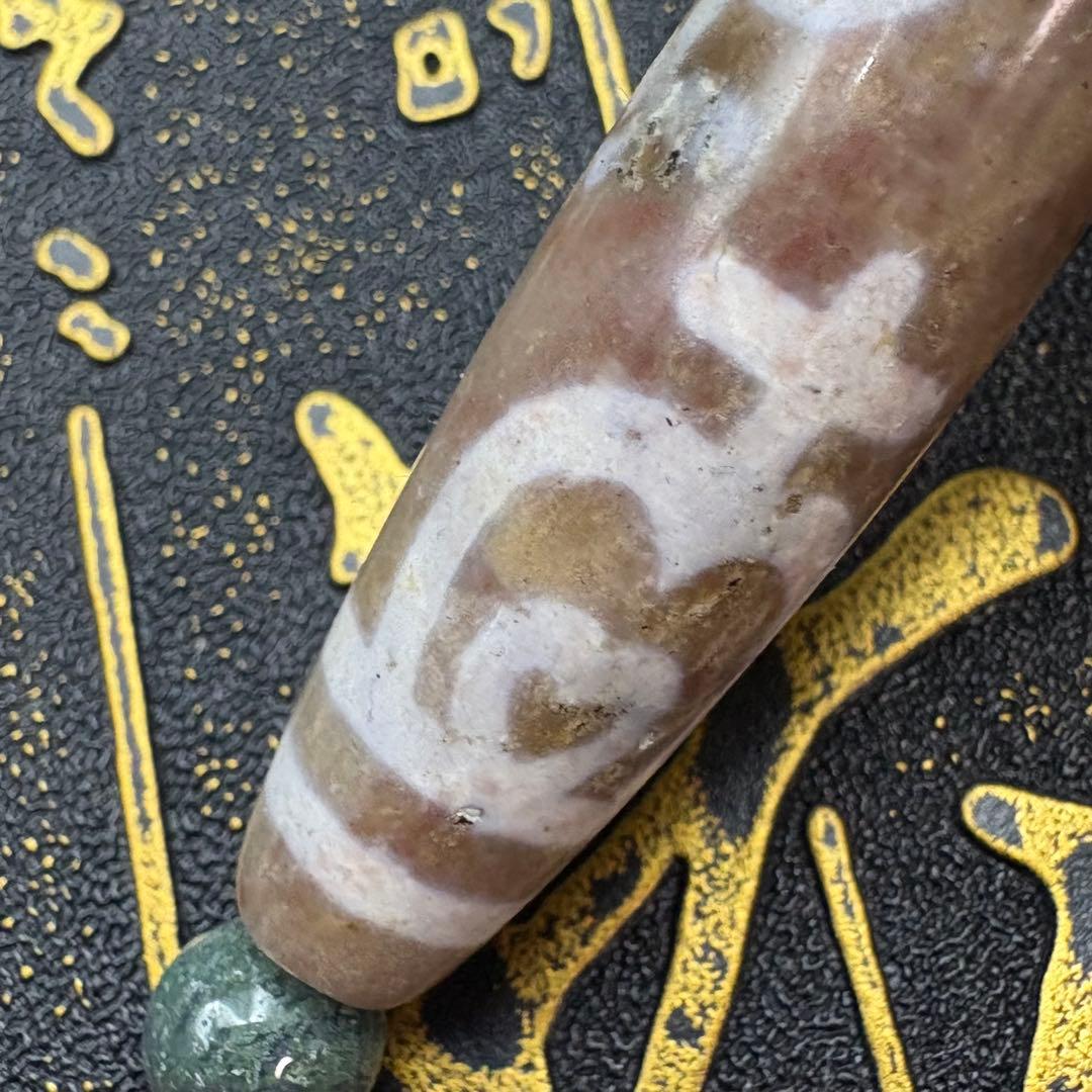 紅朱砂 宝瓶蓮花天珠 ネックレス