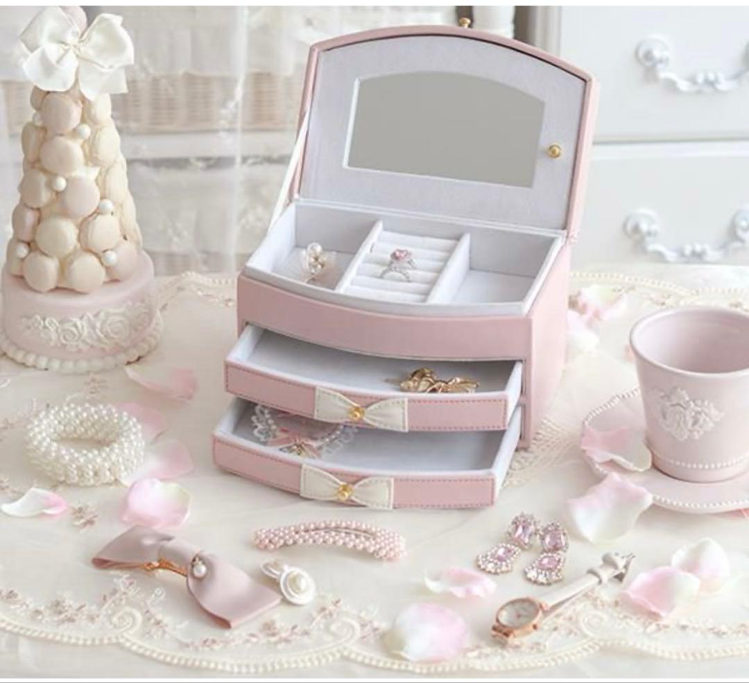 最終価格☆ロマンティックプリンセス アクセサリーボックス リボン ロマプリ