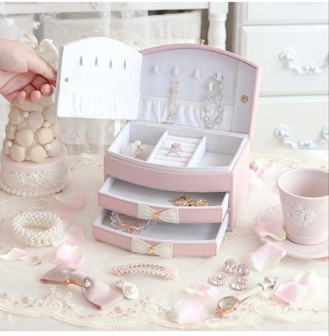 最終価格☆ロマンティックプリンセス アクセサリーボックス リボン ロマプリ