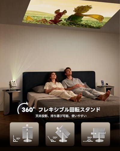 プロジェクター 小型 Google TV搭載 フルHD 1080p