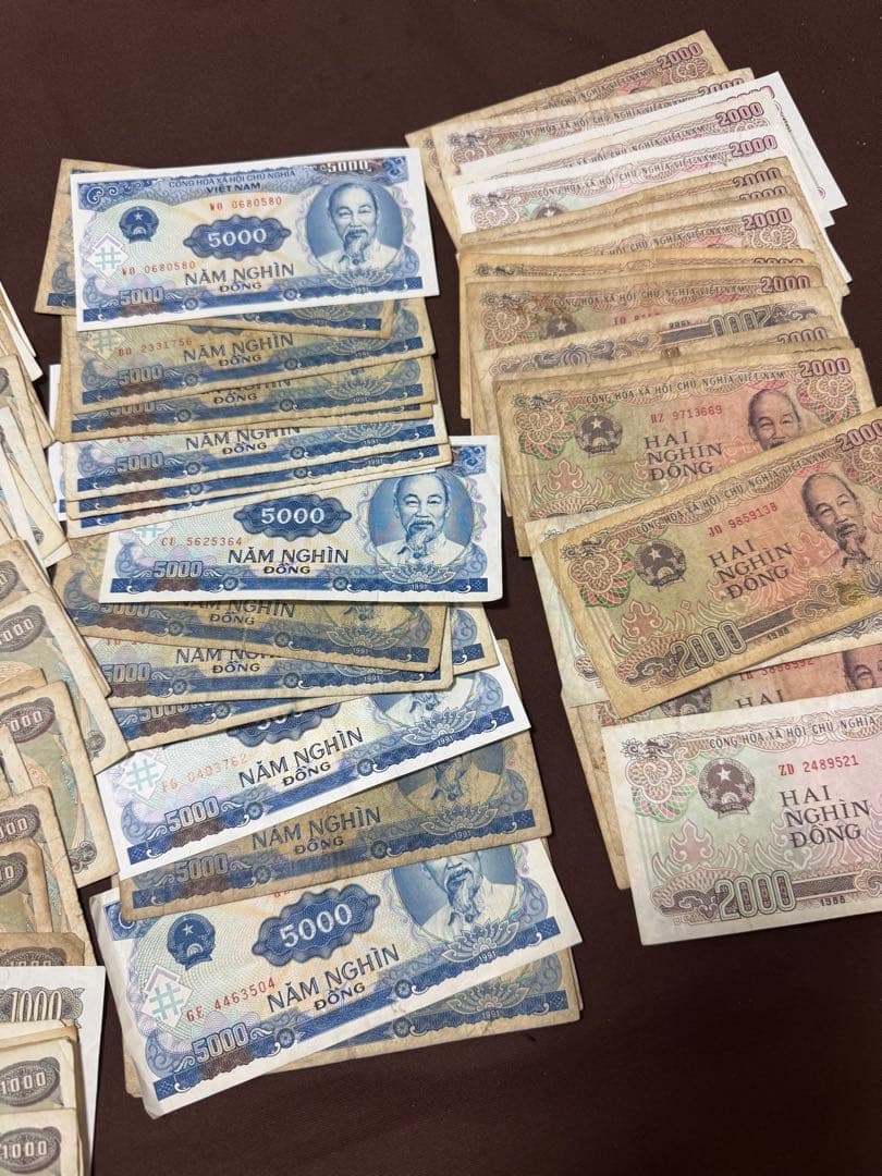 ベトナムドン　ベトナム紙幣　ベトナムお金　セット　50万ドン