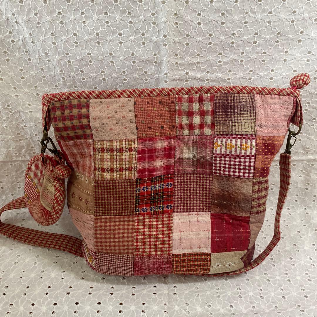 36.先染め生地 ハンドメイド＊スーちゃんのバッグ