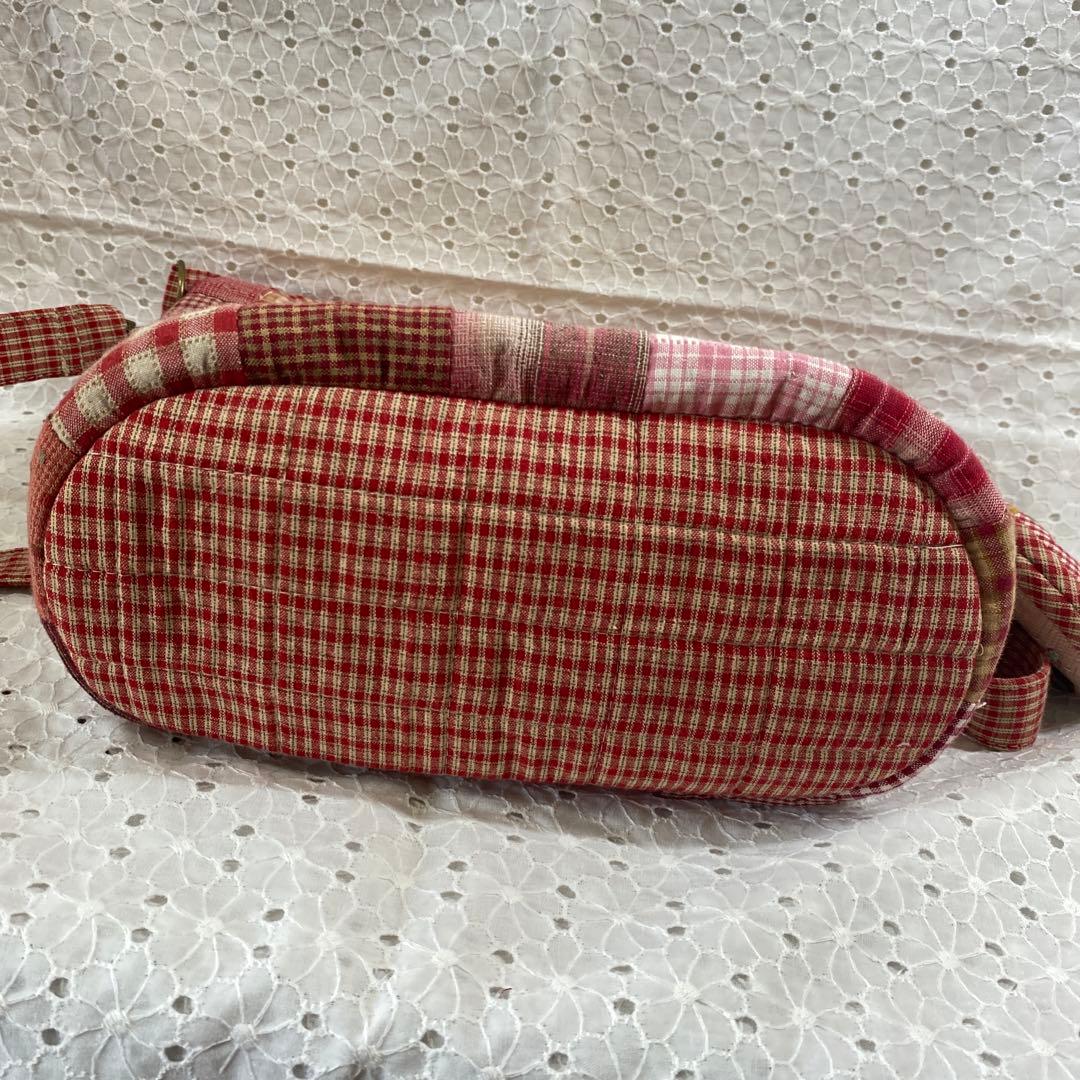 36.先染め生地 ハンドメイド＊スーちゃんのバッグ