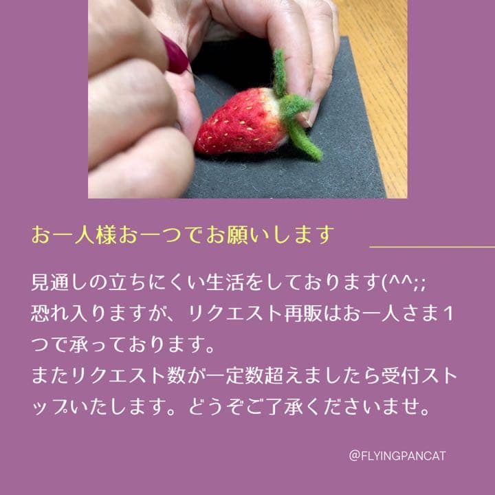 Felti 羊毛フェルトブローチ